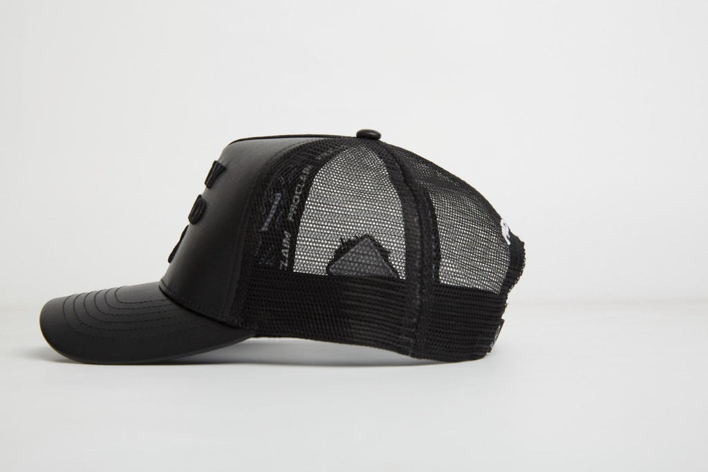 Pray Grind Repeat- Asphalt Leather / Signature Series Snap-Back